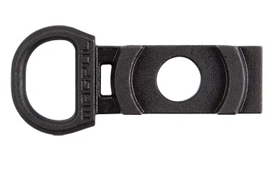 primary-20315 MAGPUL SGA black receiver sling mount, top view with loop and circular opening