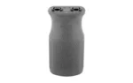 MAGPUL M-LOK MOE MVG, gray front view with textured vertical grip and top mounting holes