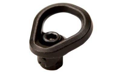 primary-20384 MAGPUL QD PARACLIP ADAPTER black angled view with oval sling loop and mounting post