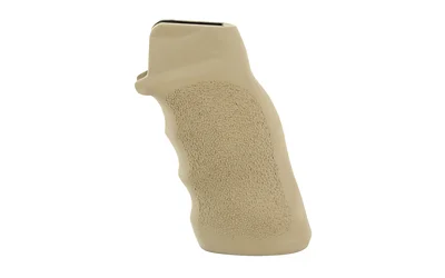 ERGO Tactical Deluxe AR15/M16 Flat Top Grip dark earth, side view with finger grooves