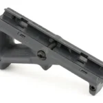 MAGPUL AFG2 ANGLED FOREGRIP GRY gray, angled side view with textured grip and rail mount