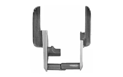 WILSON TAC AMBI SAFETY STNLS front view, silver ambidextrous levers with dark base