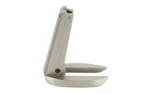 WILSON BULLET PRF MAGWELL FULL SS silver angled view with flared opening