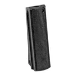 WILSON MAINSPRING HOUSING FLAT BLUE black angled front view with checkered face