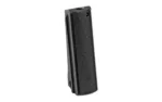 WILSON MAINSPRING HOUSING FLAT BLUE black angled front view with checkered face