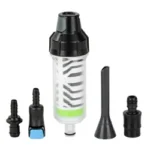Aquamira AQUAM FRNTR MAX FILTER SYS BKC PLUS filter system with black fittings and accessories