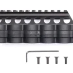 MESA SRSHL POLY W/RL MOSS 500 black side saddle with top rail, six loops and mounting hardware