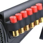 MESA SURESHL CARRIER URBINO black side carrier mounted on stock with six red shells