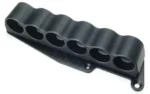 MESA SURESHL CARRIER REM black six-loop shell carrier, angled top view with mounting holes