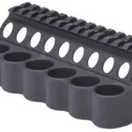 MESA SURESHL CARRIER BEN M4 6-12GA black angled view with six shell loops and top rail