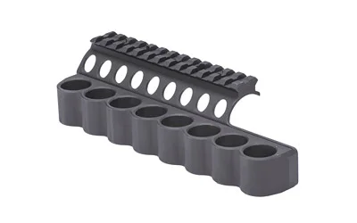 MESA SURESHL CARRIER RAIL BEN M4 black angled view with six shell loops and raised top rail