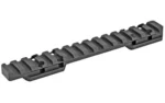 Talley Pic Base Browning X-Bolt SA black rail, angled top view
