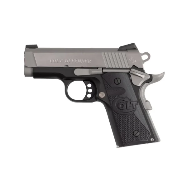 Colt Manufacturing Colt Defender Handgun .45 Auto 7rd Magazine 3" Barrel Cerakote/Stainless Finish