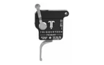 TriggerTech TRIGRTECH R700 PRIMRY FLAT CLN RH, black housing with silver flat trigger