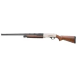 Winchester SXP Upland Field Shotgun, right-side view with wood stock and silver receiver