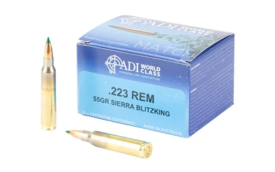ADI World Class Ammunition ADI 223 REM 55GR SBK BT 20/200