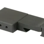 MDT Send It Level Gen 2 V Mount, black angled top view with mounting holes and screw