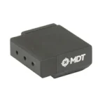 MDT SEND IT LEVEL GEN 2 PIC MOUNT, black angled view with mounting holes and white MDT logo