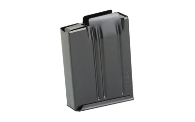 MAG MDT AICS 22-250 SA 10RD METAL dark gray metal magazine angled front view