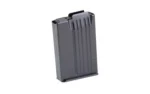 MAG MDT AICS 308WIN/6.5CM 12RD METAL dark gray metal magazine, angled front view