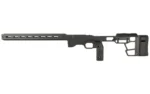 MDT ACC PREM CHASSIS GEN2 black chassis, right-side view with skeletonized buttstock