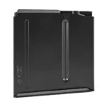 MDT LA 3.85 338LM Metal Magazine, black side view with two vertical ribs