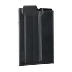 MDT Medium Magnum black metal magazine, front view with vertical ribs