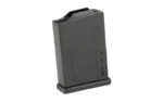 MAG MDT GEN2 6MM ARC 10RD POLY BLK black polymer magazine, angled side view with extended base