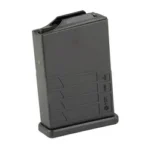 MAG MDT GEN2 6MM ARC 12RD POLY BLK black polymer magazine, angled side view with molded lines