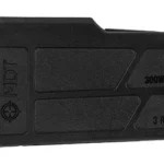 MDT LA 3.85 300WM magazine, black left-side view with molded panels and markings