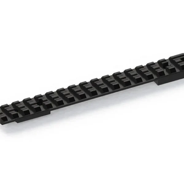 Burris Xtreme Tactical 1-Piece Scope Base XTB-700 SA, black angled top view with rail slots