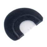 Primos Original Series Diamond Cutter Turkey Call, black horseshoe-shaped call, top view