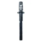 Primos Still Grunter Deer Call, black vertical call with flared mouthpiece and ribbed tube