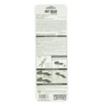 Primos Rut Roar, back of white and green retail package with instructions