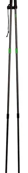 Primos PoleCat Steady-Stix Bipod Trail Camera Mount, black and green, extended front view
