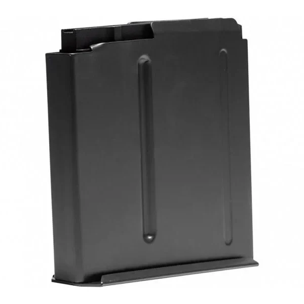 Savage Arms 110/111 AICS Rifle Magazine, black front three-quarter view