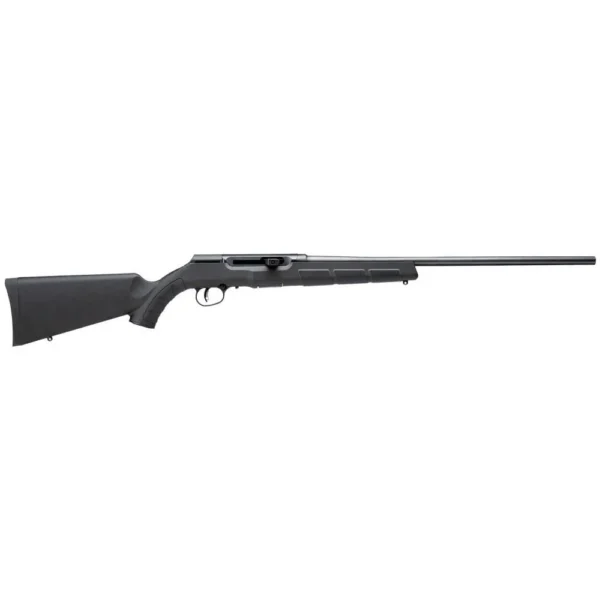 Savage Arms SAV A17, black right-side view with synthetic stock, receiver and long barrel