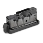 Savage Arms Axis 11-111/10-110 Rifle Magazine, black angled side view with metal body