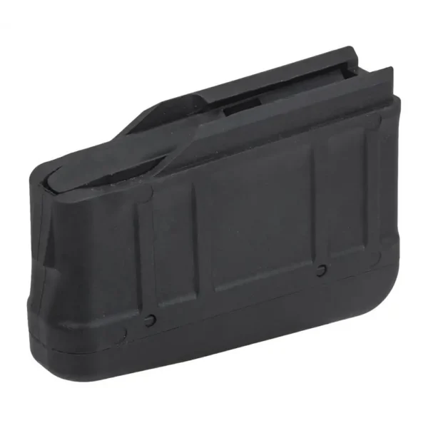 Savage Arms 334 Rifle Magazine, black magazine in angled side and top view
