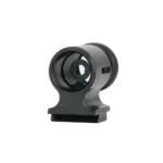 Lyman Series 17A Target Front Sights 17AUG, black front view with aperture and mounting base