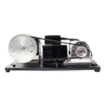 Mark 7 Apex 10 / Evolution Autodrive, front view with motor, belt drive and metal base