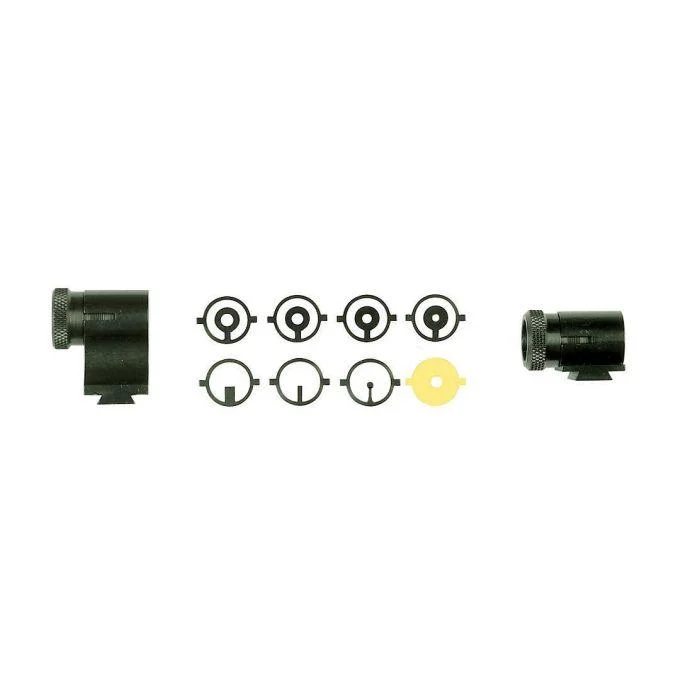 primary-21540 Lyman Series 17A Target Front Sights two black sight parts with interchangeable insert diagram