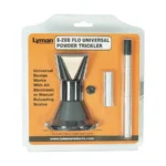 Lyman Powder Handling Starter Set, front view in orange blister packaging with funnel and tubes
