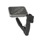 Lyman E-ZEE PRIME Universal Hand Prime Tool, black angled view with tray and lever