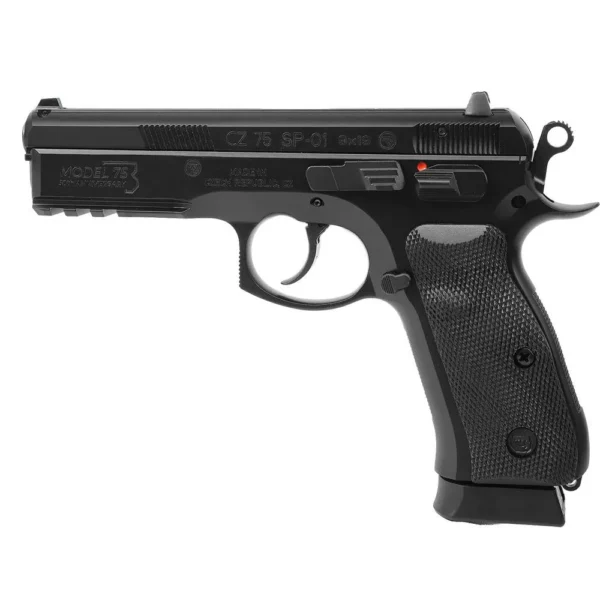Cz-Usa Firearms CZ 75 SP-01 50TH Anniversary Handgun 9mm Luger 19rd Magazine 4.6" Barrel Black Poly Coat Manual Safety
