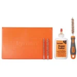 Lyman Case Lube Pad Only, orange rectangular pad shown beside case-care accessories