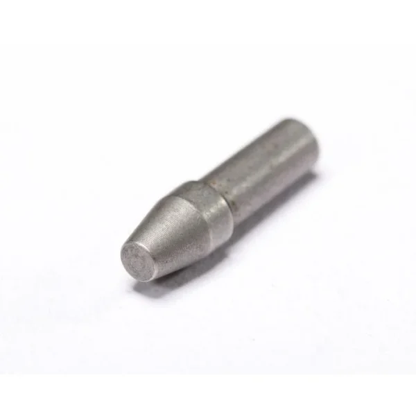 Lyman Trimmer Pilot #17, angled close-up of a small silver metal pilot