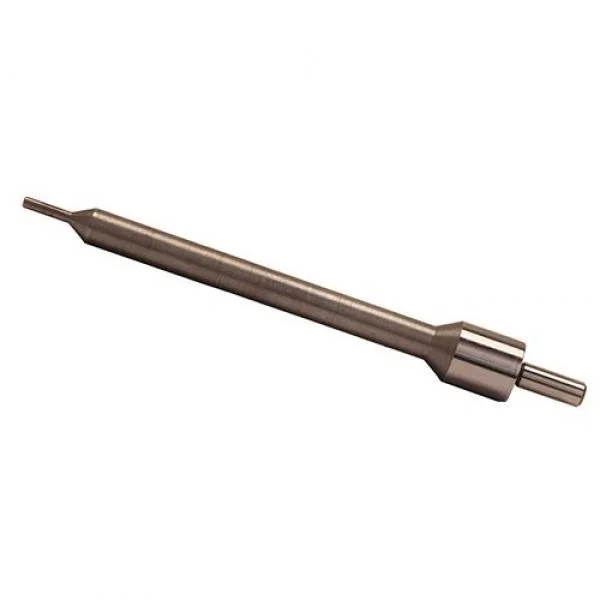 Lyman E-ZEE Trim Pilot, brown metal side view with pointed tip and stepped shaft