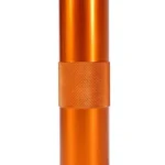 Lyman Ammo Checker, upright orange cylindrical checker with knurled center