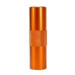 Lyman Ammo Checker - Single Caliber 6.5 Grendel, orange cylinder with knurled center